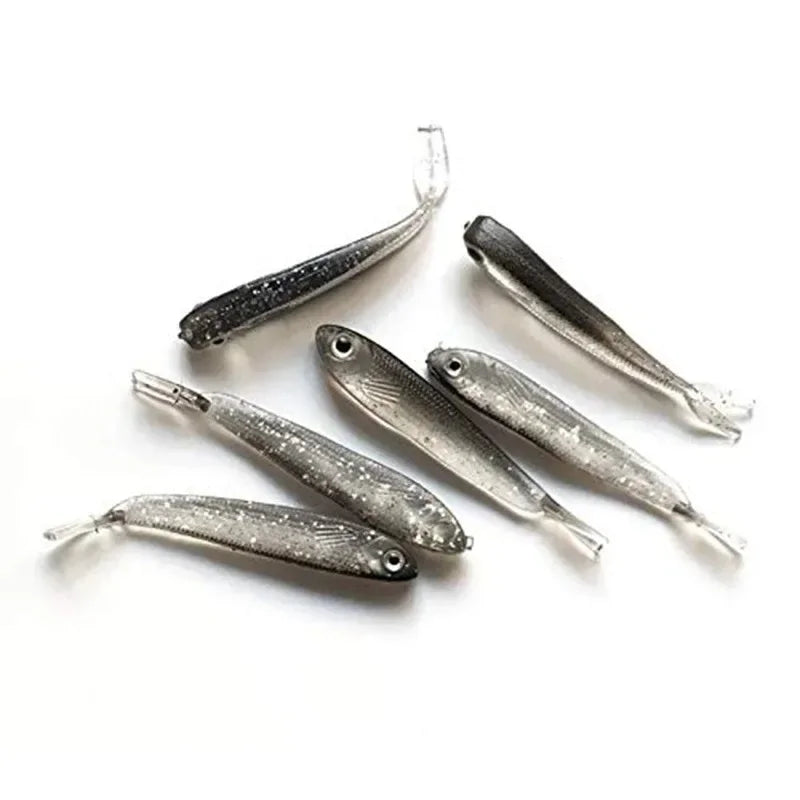 Soft Bait Fish Swimbait Fork Tail