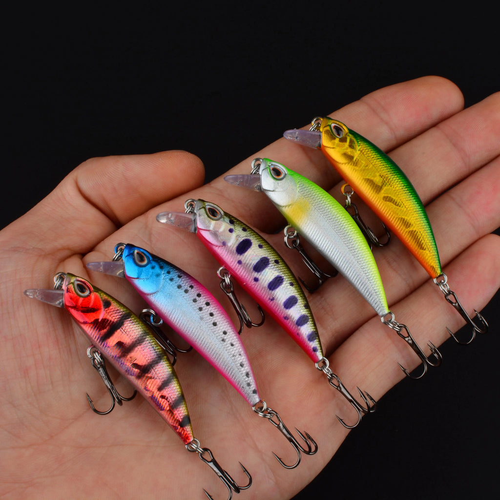 15pcs Minnow Hard Bait Set