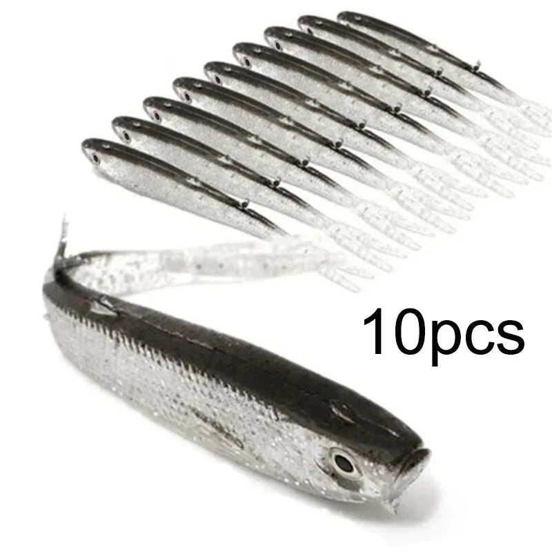 Soft Bait Fish Swimbait Fork Tail