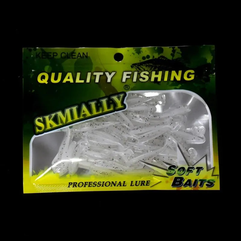 50pcs Mini Soft Fishing Lures