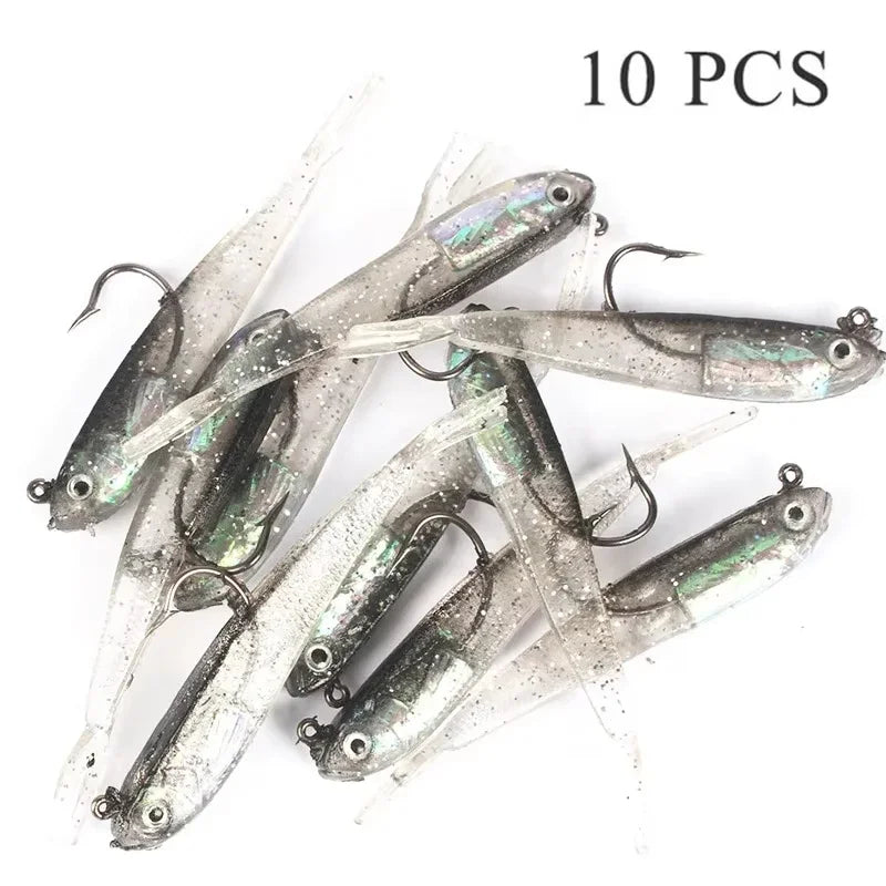 Soft Bait Fish Swimbait Fork Tail